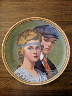 Norman Rockwell Plate