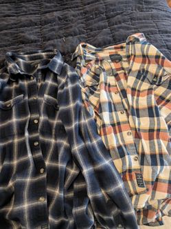 Two Lucky Brand Flannels XL