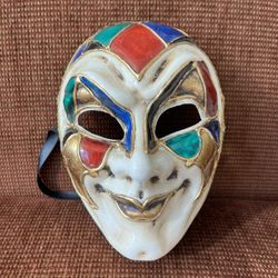 Handpainted Jester Mask - Italy