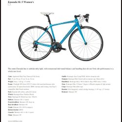 Emonda SL5 Women 47" cm Brand New: Accepting Offers