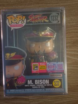 M. Bison (1242) 2026 SDCC Funko Pop *IN HAND CON STICKER* LE 1500