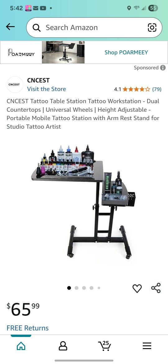 Cnest Tattoo Set Up Staion