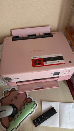 Canon PIXMA TS5320 Pink Printer – Photo Quality, Excellent Condition