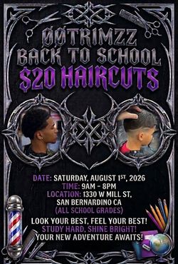 Corte pelo estudiantes back to school