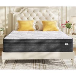 King Hybrid Memory Foam Mattress 12 Inch