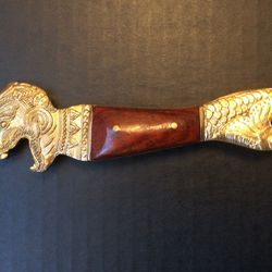 Collectible  Vintage Thailand Bronze Rosewood  Opener