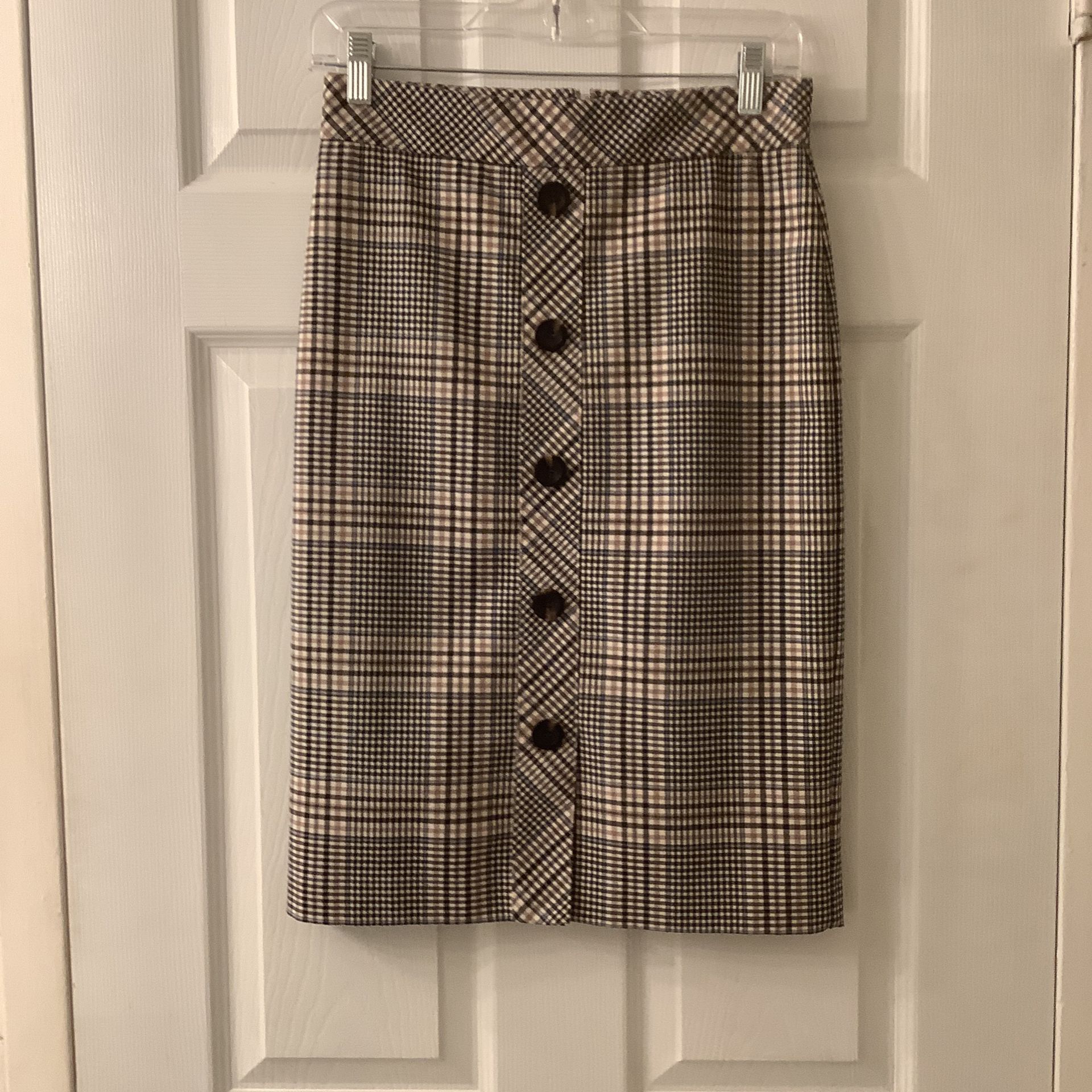 Ann Taylor Checkered Skirt