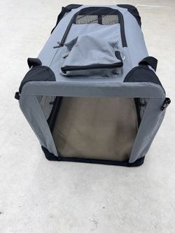 Soft-Sided Collapsible Pet Carrier Crate