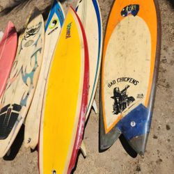 Vintage Surfboards $75 To $250