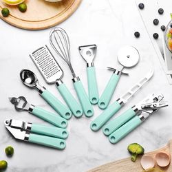9 Pcs Cooking Tools With Comfortable Handles Kitchen Utensisls Accessories gadgets
