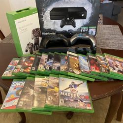 Xbox One Tomeraider Limited Edition 1tb With 18 Games And Limited Edition Halo Controller