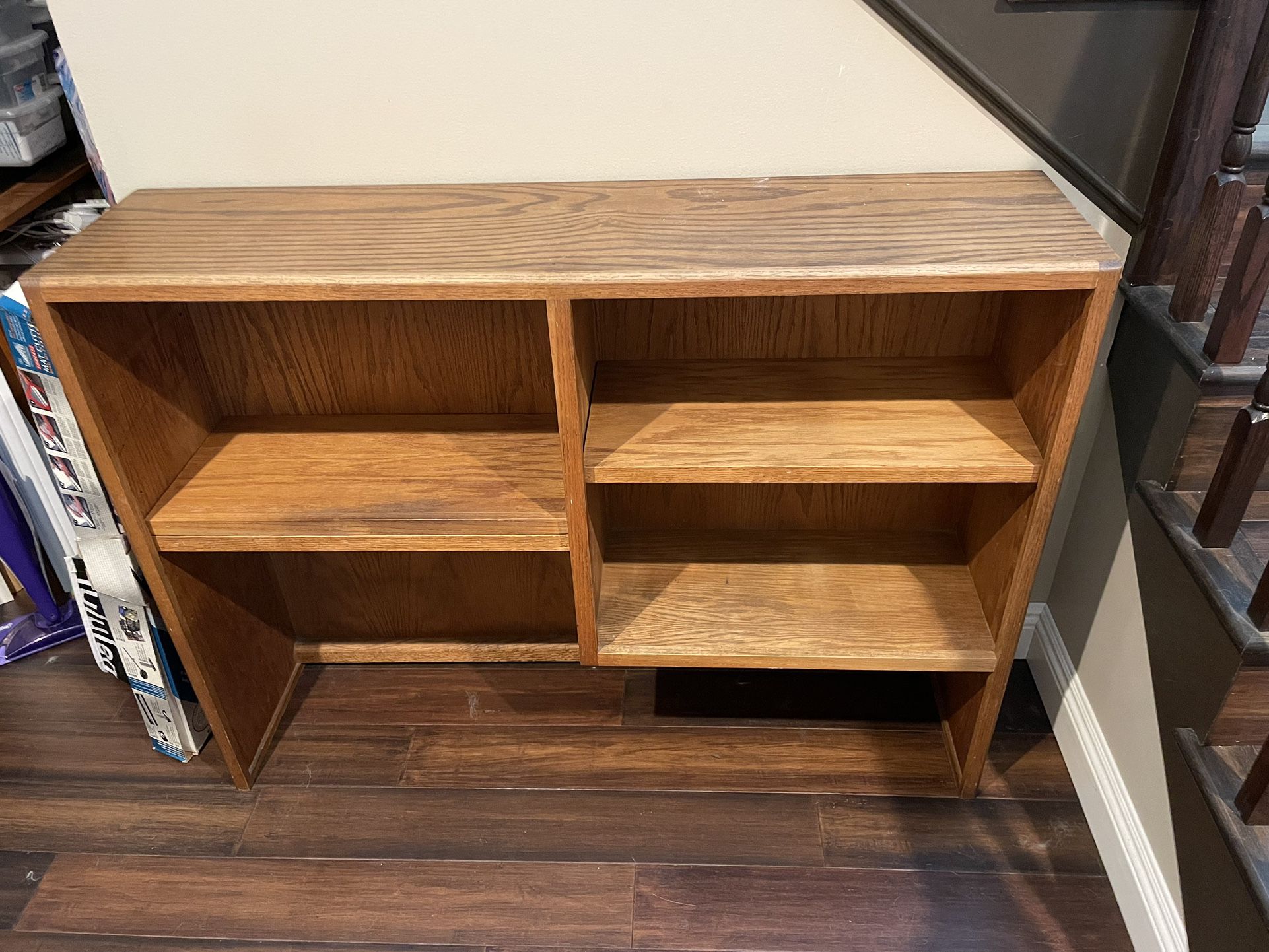 Oak Desk Hutch Shelves