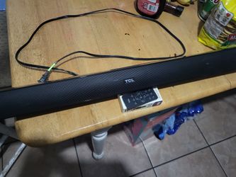TCL soundbar And Remote Control