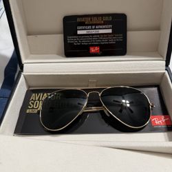 Solid Gold-18K- Aviator