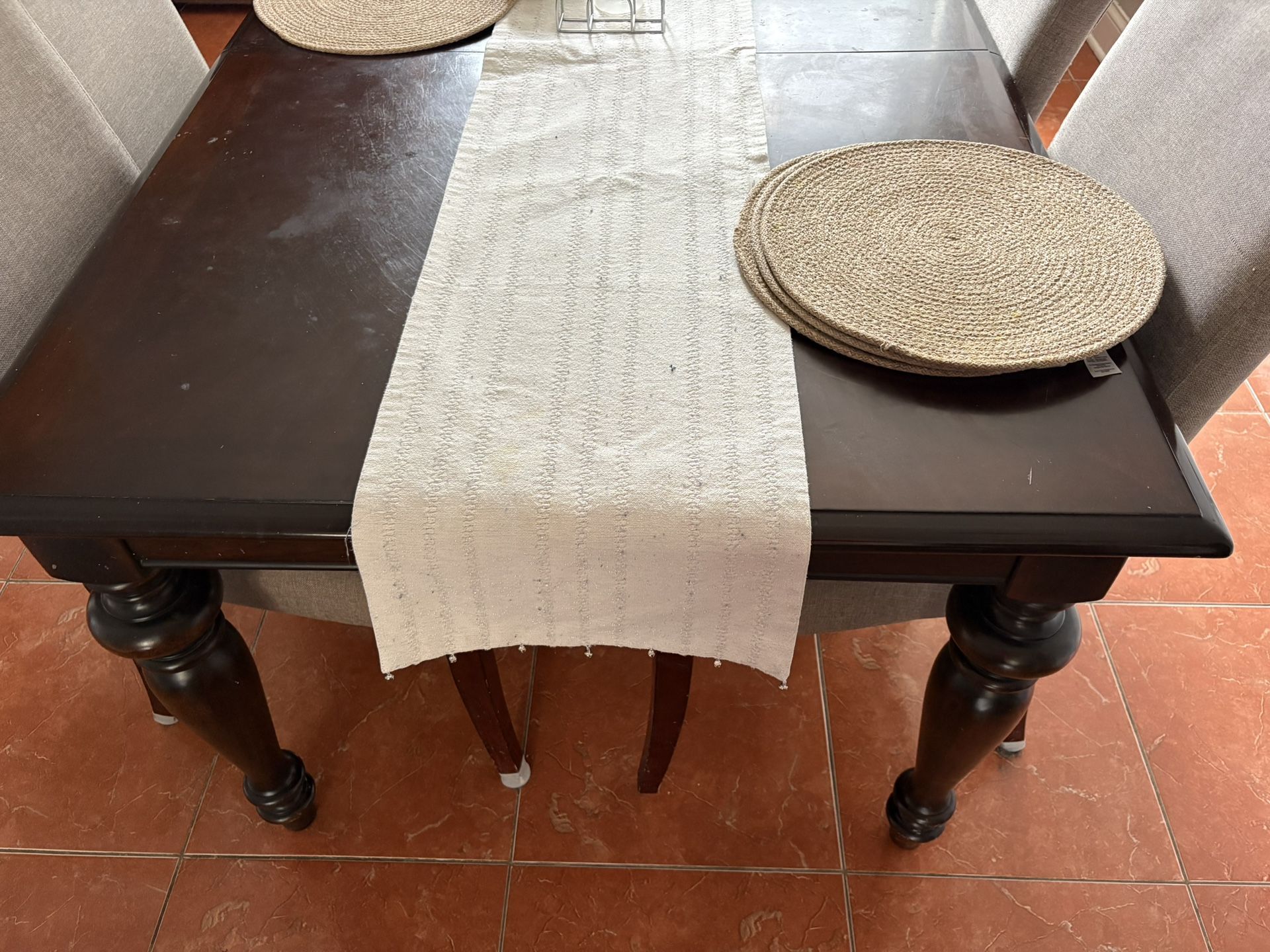Dining Table Set with 6 Chairs