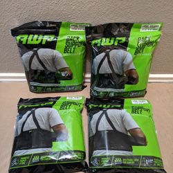 Awp Back Support Belt Large-XXLarge($12 Cada Uno/ $12 EACH)