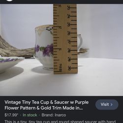 1 - Vintage Tiny Tea Cup