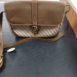 Vintage Gucci Shoulder Bag and Wallet Brown