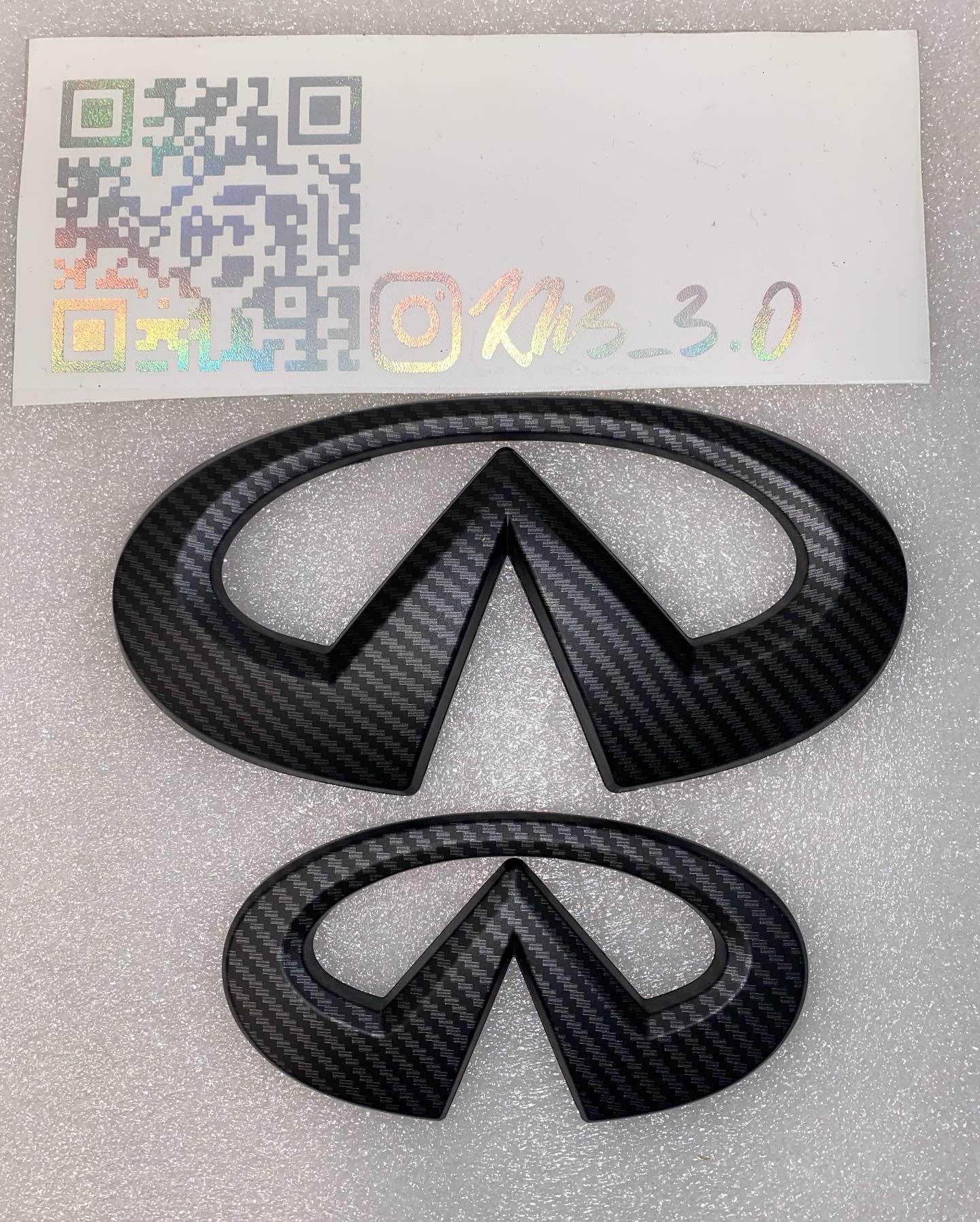 Matte Emblem Overlay For Q50 Q60