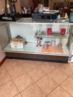 Display case free contents not included