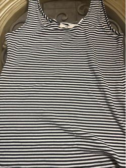 NWT Urban Alembika Striped Tank Top - Size 2 (White/Black)