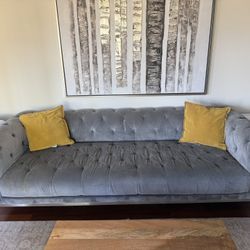 Beautiful Gray Couch 