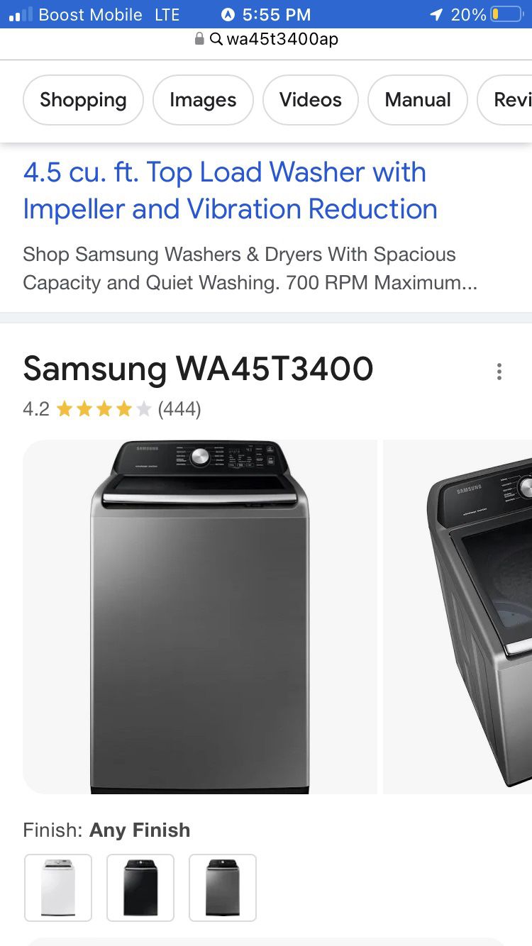 Brand New Samsung Smart Washer & Dryer