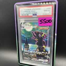 2021 PSA 10 Japanese Umbreon Vmax Alt Art “MOONBREON”