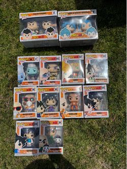Dragon BallZ Funko pop set