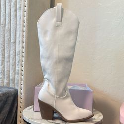 White Cowboy Boots