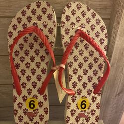 Vintage Vine Flip Flops
