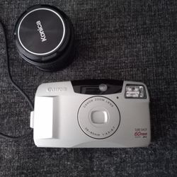 Canon Sure Shot 60 Zoom 35mm Camera And Lens