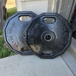Weight Plates (Pair Of 45 Pounds)