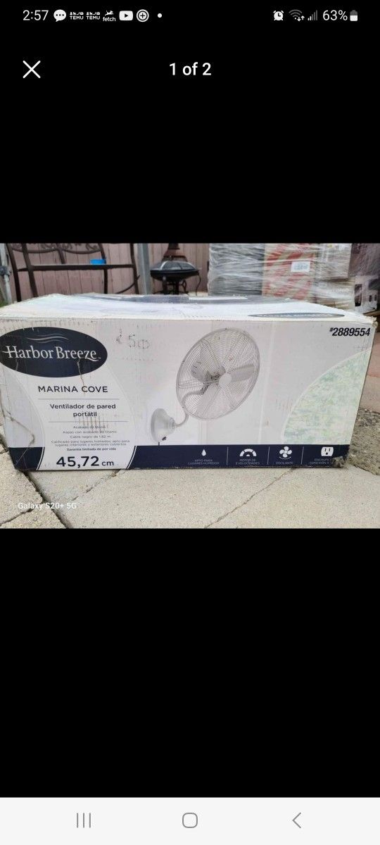 Portable Wall Fan