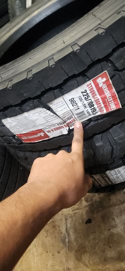 225 75 19.5 All Steel 14ply Americna Brand Tires $150 No Installation