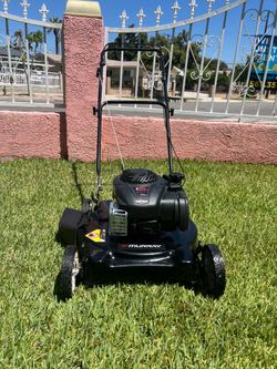 Murray 20 in. 125 cc Briggs & Stratton Walk Behind Gas Push Lawn Mower with 4 Wheel Height Adjustment and Prime 'N Pull Start