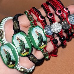 Pulceras (Bracelets) De San Benito Y San Judas Tadeo