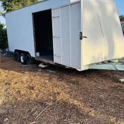 23 Feet Enclosed trailer, 8 Feet Tall