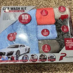 Platinum Series Complete Microfiber Car Wash Kit 10 Piece