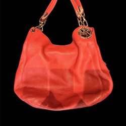 Michael Kors Leather Saddle Bag