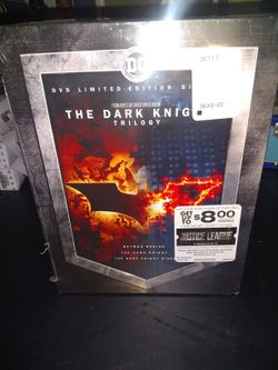 Brand New DC Batman The Dark Knight Trilogy Dvd Limited Edition Gift Set