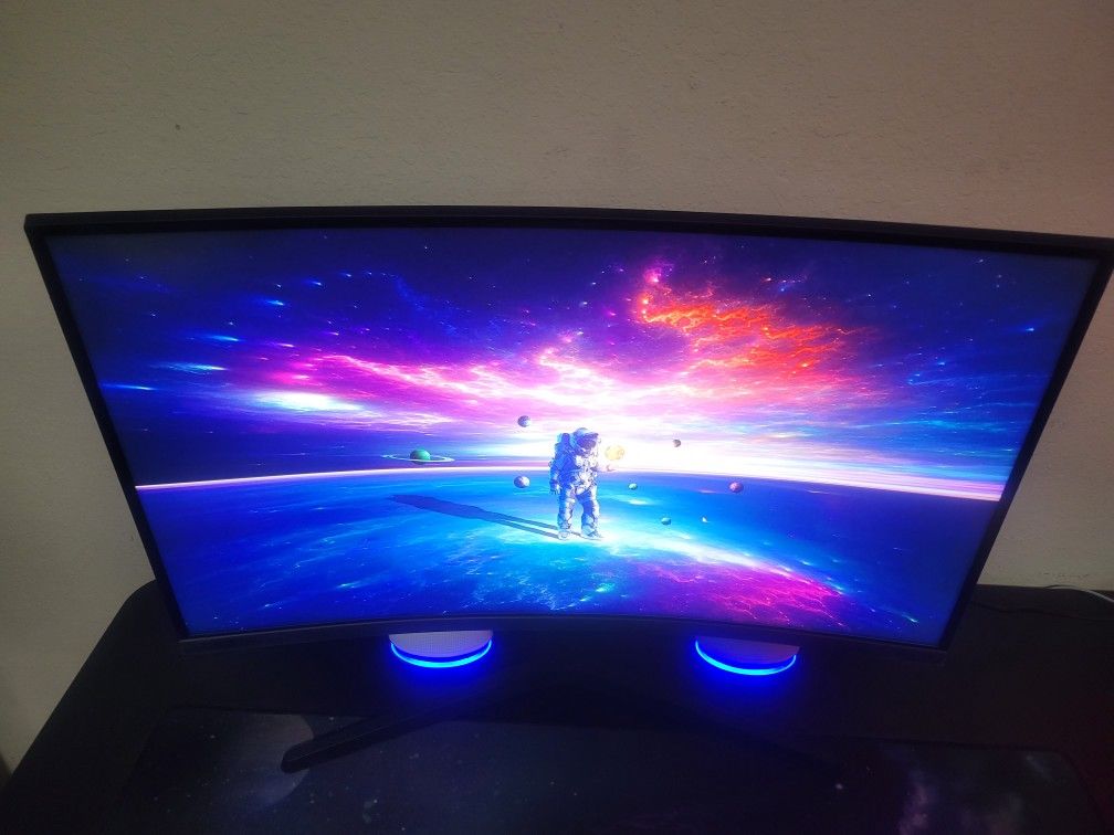 Samsung - 27" Curved Monitor Odyssey Gaming CRG5 Series 
