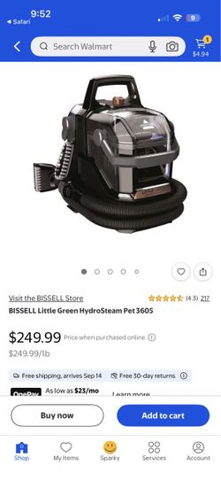 BISSELL Little Green HydroSteam Pet 3605