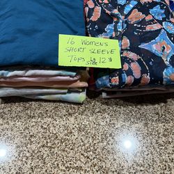 😀16 womens short sleeve tops😀