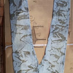 Purple Brand Jacquard Monogram Holographic Indigo Skinny Jeans