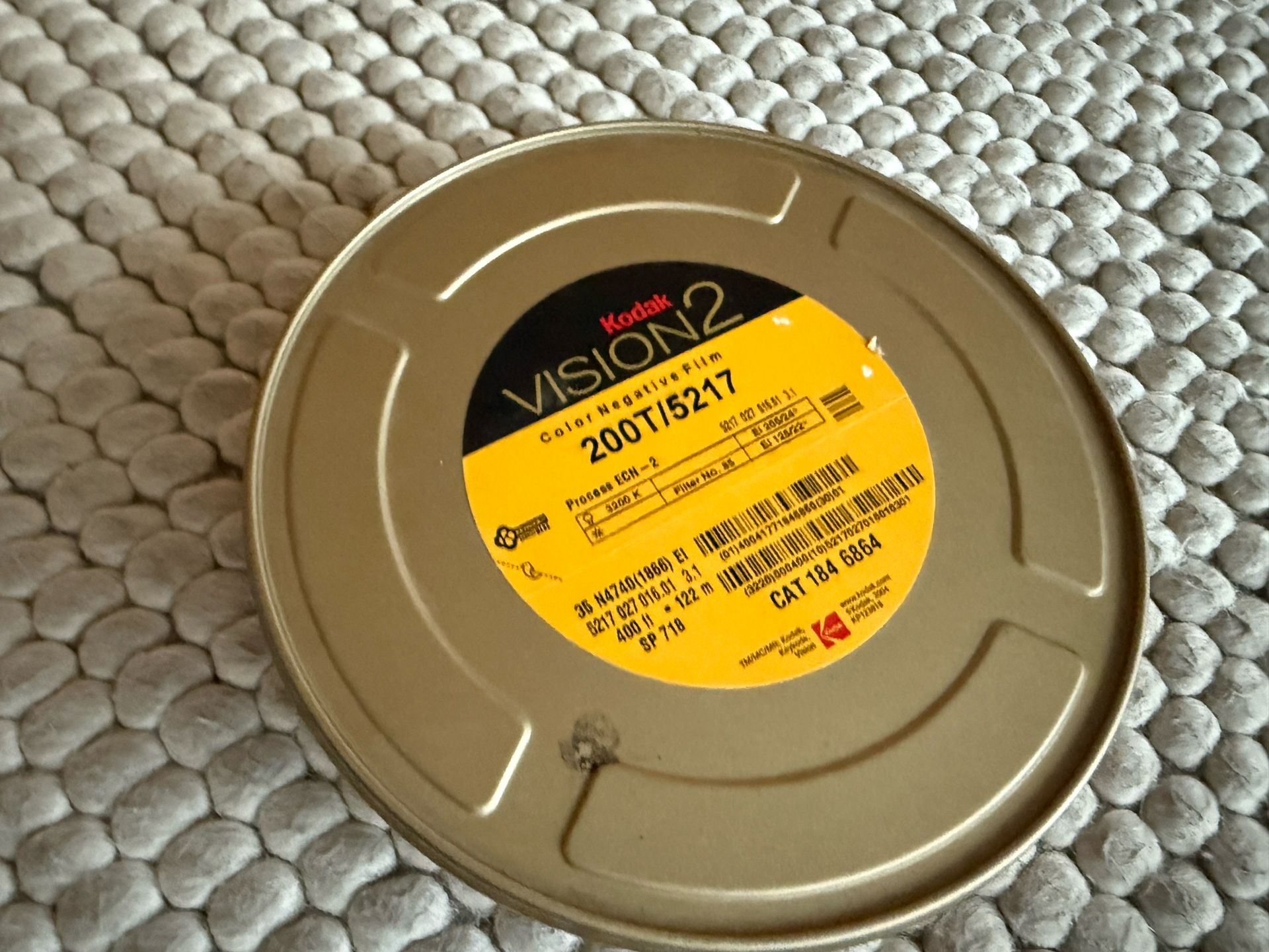 Kodak Vision 2 Negative Film 5217 / 200T 35mm 400ft Original Sealed Can