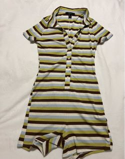 Forever 21 Multi Color Romper Size Small