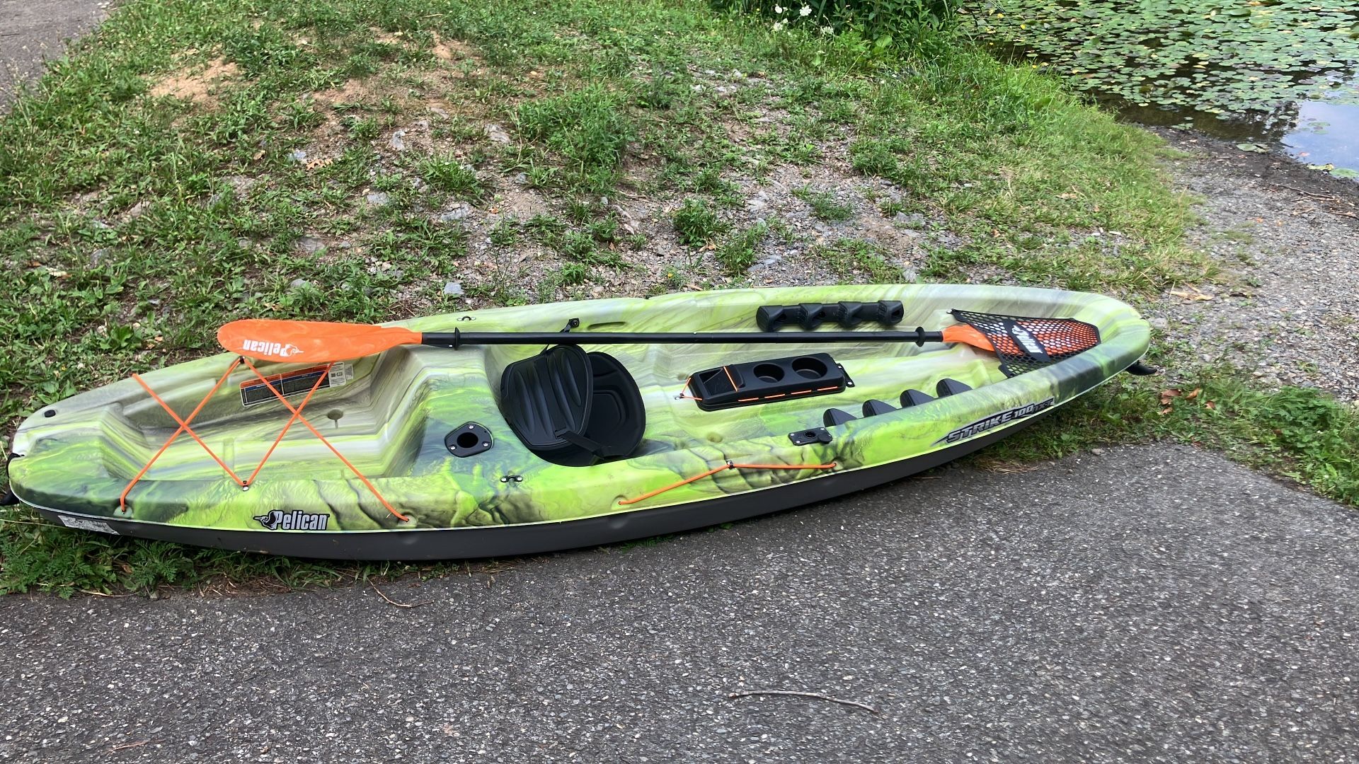 Two Fishing Kayak And Paddle