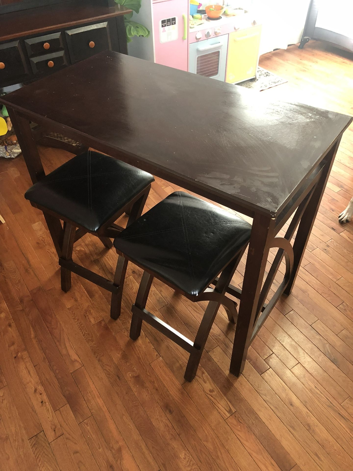 High Top Table & 2 Bar Chairs