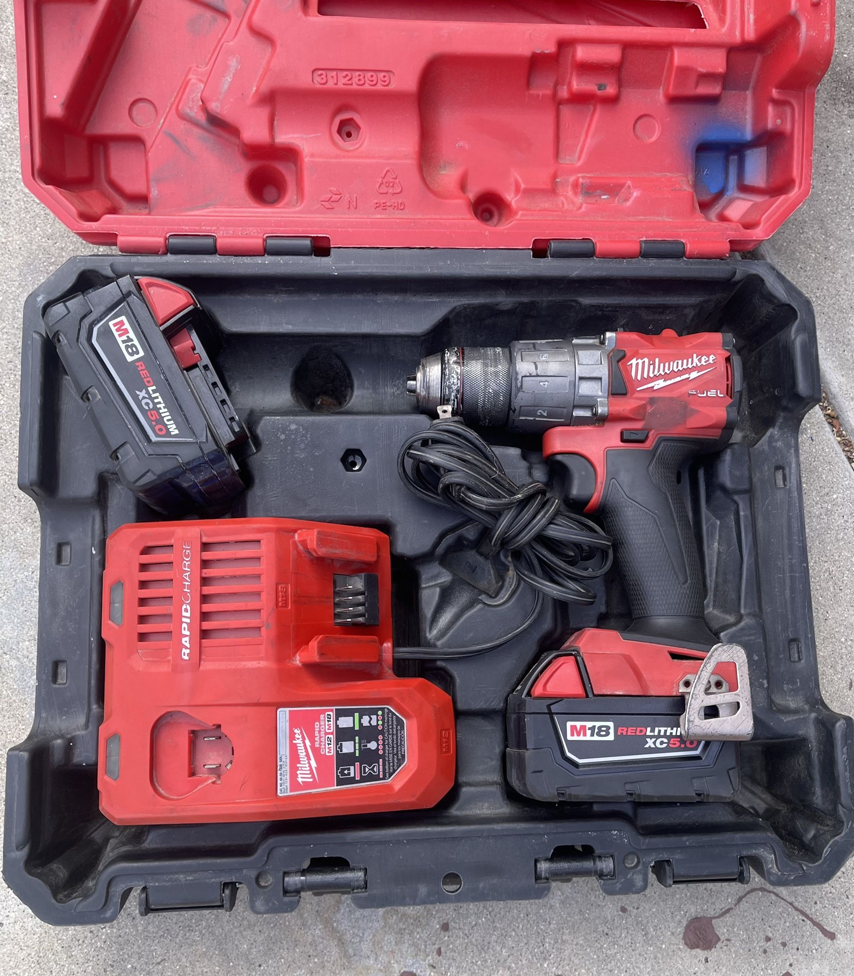 Milwaukee hammer drill M18 5.0